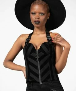 Ladies Killstar Merciless Halter Top