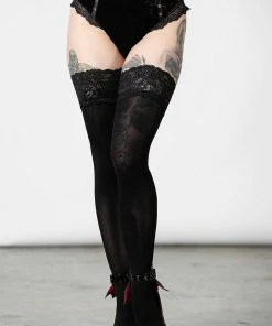 Plus Sizes Killstar Mercy Lace Panty Black