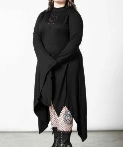 Killstar Mistress Mercury Long Sleeve Dress