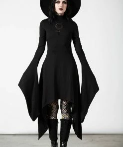 Killstar Mistress Mercury Long Sleeve Dress