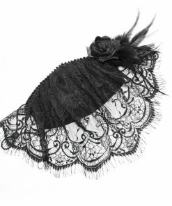 Devil Fashion Lace Veil Face Mask With Filter