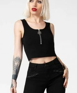 New Arrivals Killstar Mortem Rib Top