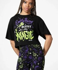 New Arrivals Killstar Magic Chill Crop Top