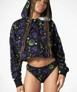 Killstar Magic Chill Cropped Hoodie