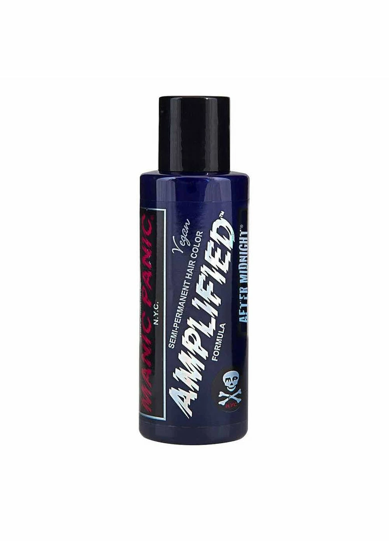 Amplified Manic Panic Semi Permanent Hair Colour EU Formula - After Midnight Blue 6 Amplified Manic Panic Semi Permanent Hair Colour EU Formula - After Midnight Blue