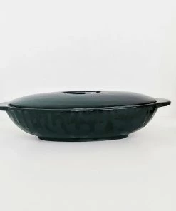 New Arrivals Weird & Wonderful Ceramics Matte Black Bat Oval Service Platter With Lid