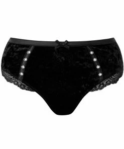 Plus Sizes Killstar Mercy Lace Panty Black