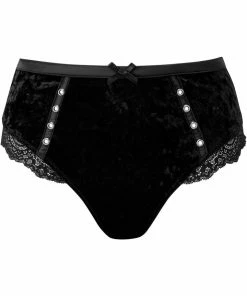 Plus Sizes Killstar Mercy Lace Panty Black