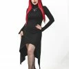Ladies Necessary Evil Minerva High Low Gothic Dress