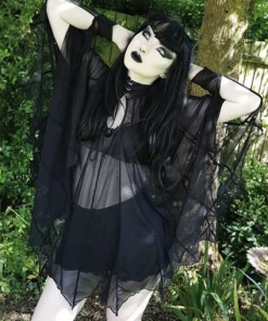 Necessary Evil Cybele Bat Wing Dress 14 Necessary Evil Cybele Bat Wing Dress