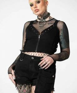 Killstar Mysteries Zip Top New Arrivals