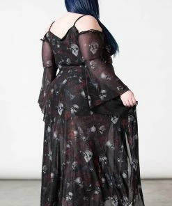 Killstar Mystic Meadows Mesh Maxi Dress