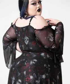 Killstar Mystic Meadows Mesh Maxi Dress