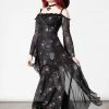 Killstar Mystic Meadows Mesh Maxi Dress 2 Killstar Mystic Meadows Mesh Maxi Dress