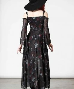 Killstar Mystic Meadows Mesh Maxi Dress