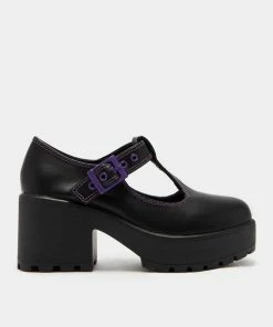 Koi Footwear Ladies Koi Tozo Purple Stitch Mary Janes