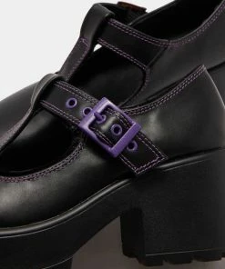 Koi Footwear Ladies Koi Tozo Purple Stitch Mary Janes