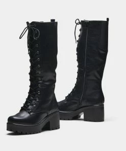 Koi Footwear Koi Sektor Chunky High Boots Ladies