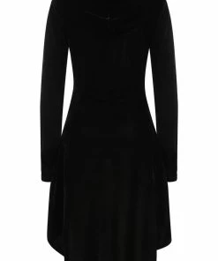 Ladies Necessary Evil Hekate Velvet Hoodie With Pockets