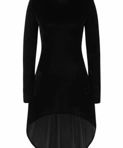 Ladies Necessary Evil Hekate Velvet Hoodie With Pockets
