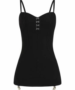 Ladies Necessary Evil Iris Mini Suspender Dress