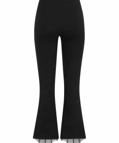 Necessary Evil Bats Wing Flared Trousers