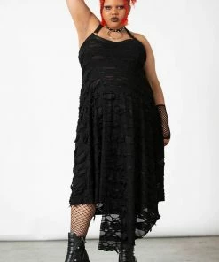 Killstar Nightwire Halter Dress Ladies