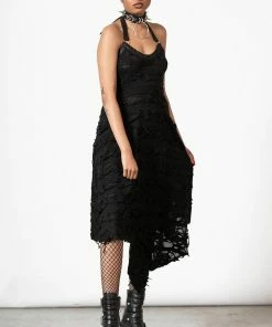 Killstar Nightwire Halter Dress Ladies