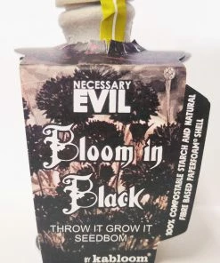 Necessary Evil Kabloom Bloom In Black Seedbom Homeware