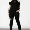 Killstar No Secrets Cap Sleeve Top