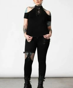 Killstar No Secrets Cap Sleeve Top 9 Killstar No Secrets Cap Sleeve Top