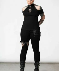 Killstar No Secrets Cap Sleeve Top 10 Killstar No Secrets Cap Sleeve Top