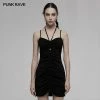 Punk Rave Niamh Mini Dress Black