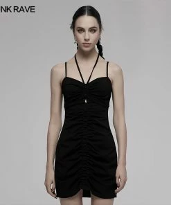 Punk Rave Niamh Mini Dress Black