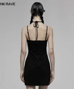 Punk Rave Niamh Mini Dress Black