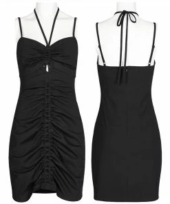 Punk Rave Niamh Mini Dress Black