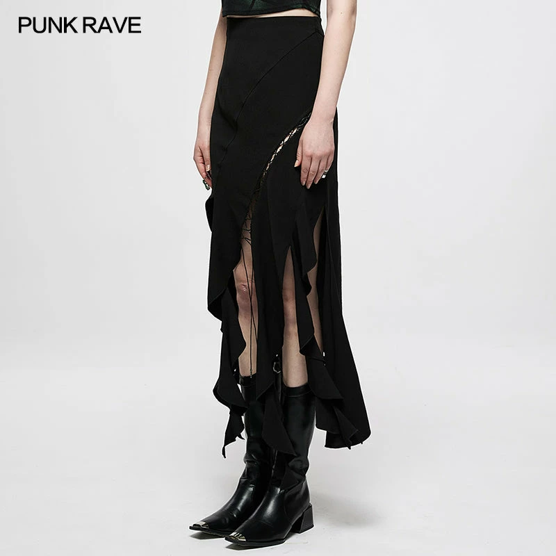 Punk Rave Lucinda Skirt - Black 7 Punk Rave Lucinda Skirt - Black