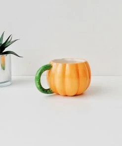 Weird & Wonderful Ceramics Orange Pumpkin Mug 12 Weird & Wonderful Ceramics Orange Pumpkin Mug