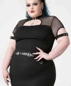 Killstar Parish Mesh Top Ladies