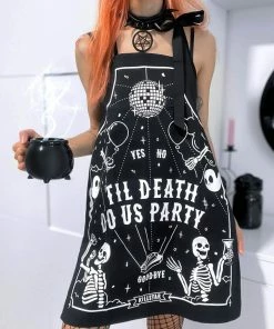 Killstar Party Animal Kitchen Apron Homeware