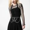 Accessories Killstar Pentamance Chain Belt 1 Accessories Killstar Pentamance Chain Belt