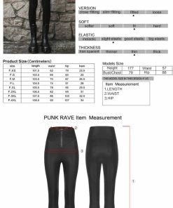 Punk Rave Orenda Faux Leather Trousers