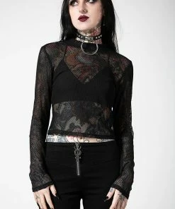 Killstar Planetary Party Mesh Top