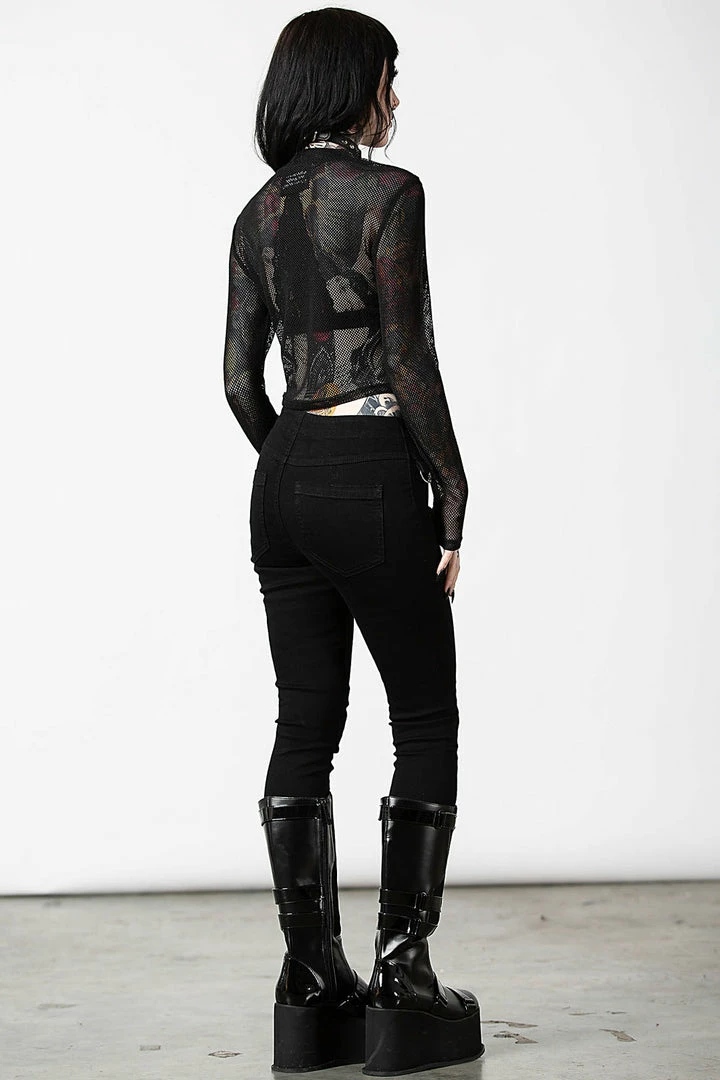 Killstar Planetary Party Mesh Top 6 Killstar Planetary Party Mesh Top