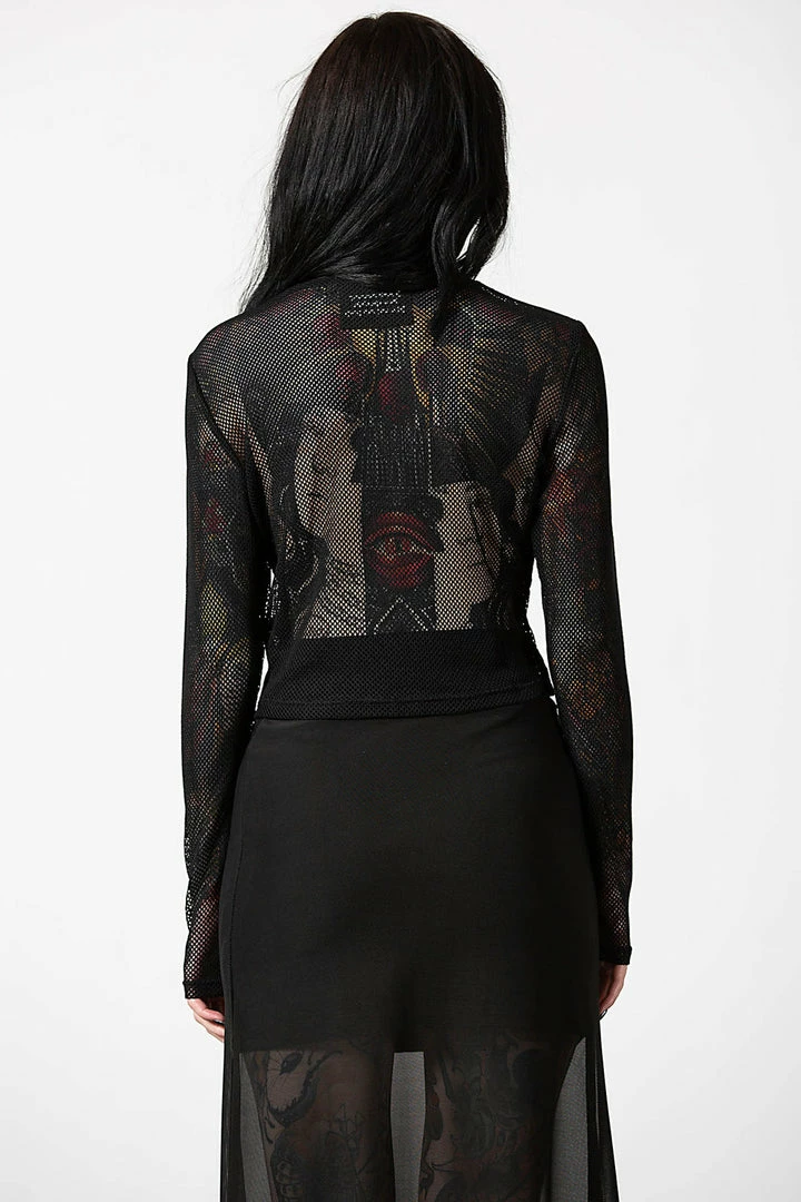 Killstar Planetary Party Mesh Top 8 Killstar Planetary Party Mesh Top