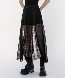Punk Rave Radella Mesh Skirt