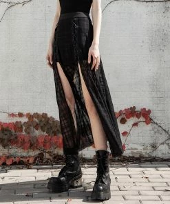 Punk Rave Radella Mesh Skirt