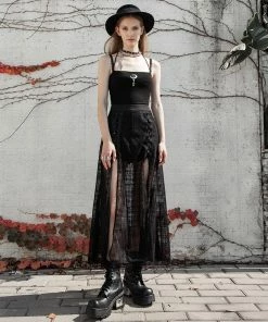 Punk Rave Radella Mesh Skirt