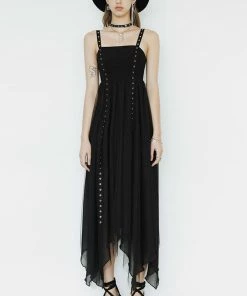 Punk Rave Delta Dress - Black