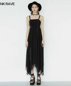 Punk Rave Delta Dress - Black